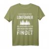 Lokführer Zugführer Schaffner Eisenbahner Fahrer T-Shirt - Klassisch geschnitten, doppelt genähter Saum für Bahnpersonal & Eisenbahnfans