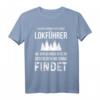 Lokführer Zugführer Schaffner Eisenbahner Fahrer T-Shirt - Klassisch geschnitten, doppelt genähter Saum für Bahnpersonal & Eisenbahnfans