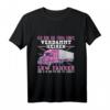 Ich Bin Die Frau Eines Verdammt Heißen LKW Fahrers T-Shirt - Lustiges Geschenk für Trucker, Fernfahrer & Berufskraftfahrer zu Geburtstag & Weihnachten