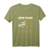 Damen Für Die Welt Ist Mein Mann Ein LKW Fahrer Liebe Herz T-Shirt - Perfektes Geschenk für Trucker, Fernfahrer und Transportliebhaber zum Geburtstag & Weihnachten