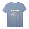 Damen Für Die Welt Ist Mein Mann Ein LKW Fahrer Liebe Herz T-Shirt - Perfektes Geschenk für Trucker, Fernfahrer und Transportliebhaber zum Geburtstag & Weihnachten