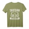 Skifoan Is Des Leiwandste Skibrille Skifahrer Mundart T-Shirt  Lustiges Skiurlaub T-Shirt für Bergfans & Wintersportliebhaber
