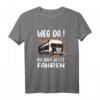 LKW Führerschein Bestanden Weg Da! Lustiges T-Shirt für Fahranfänger und Lastwagenfahrer  Perfekt als Geschenk zum Bestehen der LKW Prüfung