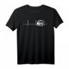 LKW Fahrer Herzlinie Pulsmotiv T-Shirt  Lustiges Geschenkidee für Berufskraftfahrer, Weihnachten & Weihnachten