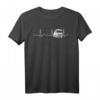 LKW Fahrer Herzlinie Pulsmotiv T-Shirt  Lustiges Geschenkidee für Berufskraftfahrer, Weihnachten & Weihnachten