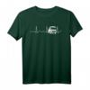 LKW Fahrer Herzlinie Pulsmotiv T-Shirt  Lustiges Geschenkidee für Berufskraftfahrer, Weihnachten & Weihnachten
