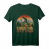 Kondition Statt Strom Fahrrad T-Shirt - Motivierende Kleidung für Radfahrer und Fahrradfreunde