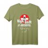 Lustiges Nachtschicht T-Shirt für Krankenschwestern & Pflegepersonal  Das perfekte Geschenk für Pflegekräfte mit Humor