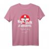 Lustiges Nachtschicht T-Shirt für Krankenschwestern & Pflegepersonal  Das perfekte Geschenk für Pflegekräfte mit Humor