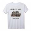 Bester Katzenvater mit Panzer Leopard 2 T-Shirt  Humorvolles Bundeswehr Geschenk für Panzerfahrer, Kommandanten & Militär-Väter
