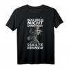 Was Mich Nicht Umbringt Sollte Rennen - Lustiges Bundeswehr & Schützen T-Shirt für Gamer & Militärfans