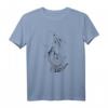 Koi Fischpaar | Enso Kreis Feng Shui T-Shirt - Handgezeichnetes Design für Glück, Erfolg und Wohlstand
