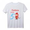 Kinder T-Shirt zum Geburtstag - Süßer Feuerwehrmann Tatütata für 5-Jährige Kinder, Jungen und Mädchen, perfekt als Geschenk