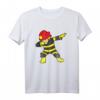 Dabbing Firefighter Feuerwehr T-Shirt für Kinder - Lustiges Kostüm für Jungen, Mädchen & Kleinkinder als Geschenkidee