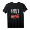 Feuerwehrauto Geburtstag Alarm Ich bin 1 Jahre Feuerwehrmann T-Shirt  Lustiges Geschenk für den ersten Geburtstag eines kleinen Feuerwehr-Fans