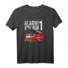 Feuerwehrauto Geburtstag Alarm Ich bin 1 Jahre Feuerwehrmann T-Shirt  Lustiges Geschenk für den ersten Geburtstag eines kleinen Feuerwehr-Fans