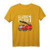 Feuerwehrauto Geburtstag Alarm Ich bin 1 Jahre Feuerwehrmann T-Shirt  Lustiges Geschenk für den ersten Geburtstag eines kleinen Feuerwehr-Fans