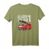 Feuerwehrauto Geburtstag Alarm Ich bin 1 Jahre Feuerwehrmann T-Shirt  Lustiges Geschenk für den ersten Geburtstag eines kleinen Feuerwehr-Fans