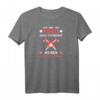 Damen Backprint Ich bin die Frau eines heißen Feuerwehrmanns T-Shirt mit V-Ausschnitt  Lustiges Geschenk für Partnerinnen und Feuerwehrliebhaberinnen