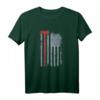 Feuerwehr T-Shirt mit amerikanischer Flagge und roter Axt  Perfektes Geschenk für Feuerwehrleute, Feuerwehrfans & Patriotische Einsätze