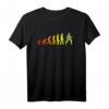 Feuerwehr Evolution Cool Vintage Feuerwehrmann T-Shirt  Lustiges Geschenk für Feuerwehrleute zu Geburtstag, Weihnachten oder Schulanfang