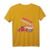 Kinder Feuerwehr T-Shirt mit Feuerwehrauto und Namen Matteo  Perfektes Geschenk für feuerwehrbegeisterte Jungen