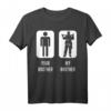 HapBunny Feuerwehrmann T-Shirt - Perfektes Geschenk für Feuerwehrleute und Brüder