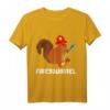 Feuerwehr Süßes Eichhörnchen Nagetier Feuerwehrmann T-Shirt  Lustiges Geschenk für Feuerwehrleute, Tierfreunde & Kinder