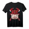 Feuerwehrmann Schwein T-Shirt für Jungen  Lustiges Feuerwehr-Design, perfekt für Kinder, Feuerwehr-Partys & Feuerwehrauto-Liebhaber