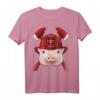 Feuerwehrmann Schwein T-Shirt für Jungen  Lustiges Feuerwehr-Design, perfekt für Kinder, Feuerwehr-Partys & Feuerwehrauto-Liebhaber