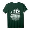 Feuerwehr 112 Wir machen Hausbesuche Feuerwehrmann Geschenk T-Shirt - Lustiges Motiv für Feuerwehrleute zum Geburtstag, Weihnachten & Vatertag