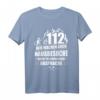 Feuerwehr 112 Wir machen Hausbesuche Feuerwehrmann Geschenk T-Shirt - Lustiges Motiv für Feuerwehrleute zum Geburtstag, Weihnachten & Vatertag