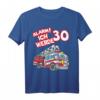 Alarm ich werde 30 Feuerwehrauto Feuerwehr Feuerwehrmann T-Shirt  Witziges Geschenk für Feuerwehrleute, Helfer & Feuerwehrfamilien zum Geburtstag