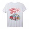 Alarm ich werde 30 Feuerwehrauto Feuerwehr Feuerwehrmann T-Shirt  Witziges Geschenk für Feuerwehrleute, Helfer & Feuerwehrfamilien zum Geburtstag
