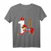 Kinder Feuerwehr T-Shirt für 1 Jahr alte Jungen  Perfektes Geburtstagsgeschenk mit Feuerwehrauto, Hydrant & Schlauch