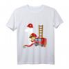 Kinder Feuerwehr T-Shirt für 1 Jahr alte Jungen  Perfektes Geburtstagsgeschenk mit Feuerwehrauto, Hydrant & Schlauch