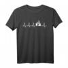 Feuerwehrmann Herzschlag Feuerwehr T-Shirt  Perfektes Geschenk für Feuerwehrleute zu Geburtstag, Weihnachten & Vatertag