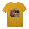 Kinder Feuerwehrauto Feuerwehrleute Feuerwehr T-Shirt - Perfektes Geschenk für Feuerwehrfan Kinder zu Geburtstag & Weihnachten