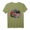 Kinder Feuerwehrauto Feuerwehrleute Feuerwehr T-Shirt - Perfektes Geschenk für Feuerwehrfan Kinder zu Geburtstag & Weihnachten