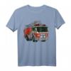 Kinder Feuerwehrauto Feuerwehrleute Feuerwehr T-Shirt - Perfektes Geschenk für Feuerwehrfan Kinder zu Geburtstag & Weihnachten