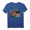 Kinder Feuerwehrauto Feuerwehrleute Feuerwehr T-Shirt - Perfektes Geschenk für Feuerwehrfan Kinder zu Geburtstag & Weihnachten