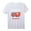 Entschuldigung dass ich zu spät bin, Feuerwehrauto gesehen T-Shirt  Lustiges Feuerwehr-Outfit für Feuerwehrleute & Einsatzkräfte