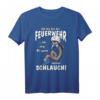 Lustiges Feuerwehr-Mann T-Shirt: ich zeig meinen Schlauch  Coole Feuerwehrbekleidung für aktive Feuerwehrleute, Feuerwehrfans und als Geschenk zum Geburtstag, Vatertag oder für den Feuerwehrmann jeden Alters