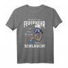 Lustiges Feuerwehr-Mann T-Shirt: ich zeig meinen Schlauch  Coole Feuerwehrbekleidung für aktive Feuerwehrleute, Feuerwehrfans und als Geschenk zum Geburtstag, Vatertag oder für den Feuerwehrmann jeden Alters