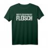 Kraftsport T-Shirt 'Nur Fleisch macht Fleisch'  Lustiges Fitness-Design für Bodybuilding & Muskelaufbau im Gym
