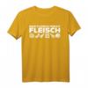 Kraftsport T-Shirt 'Nur Fleisch macht Fleisch'  Lustiges Fitness-Design für Bodybuilding und Workout im Gym