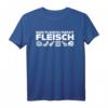 Kraftsport T-Shirt 'Nur Fleisch macht Fleisch'  Lustiges Fitness-Design für Bodybuilding und Workout im Gym