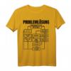 Männer Problemlösung - Prozessdiagramm lustiges Sprüche T-Shirt | Geschenk für Ingenieure, Ärzte, Mathematiker & Nerds