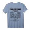 Männer Problemlösung - Prozessdiagramm lustiges Sprüche T-Shirt | Geschenk für Ingenieure, Ärzte, Mathematiker & Nerds