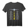 Pilot & Flugzeug phonetisches Alphabet Geschenk Flughafen T-Shirt  Perfekt für Flugzeugfans, Piloten & Flughafenliebhaber